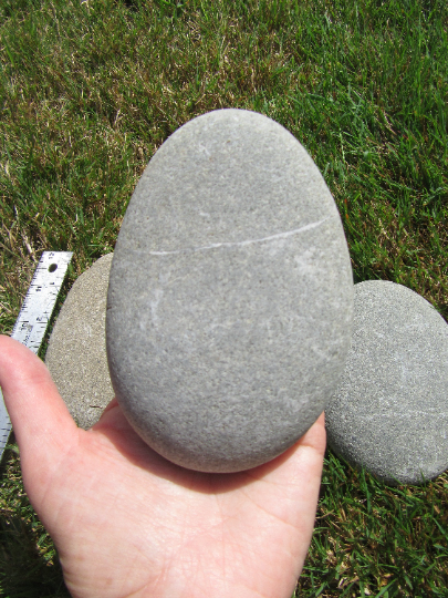 4 Flat Oblong Rocks 4 to 6 inch. Lot of 4 rocks, beach rocks for painting. Oval Stones, Flat Stones, Craft Stones, Stone Painting